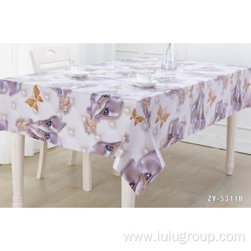 PVC plaid table cover checker plastic table cloth